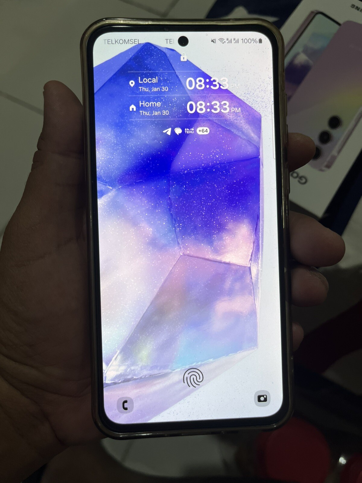 Samsung Galaxy A55 5G – 256 GB – Pink (Unlocked)