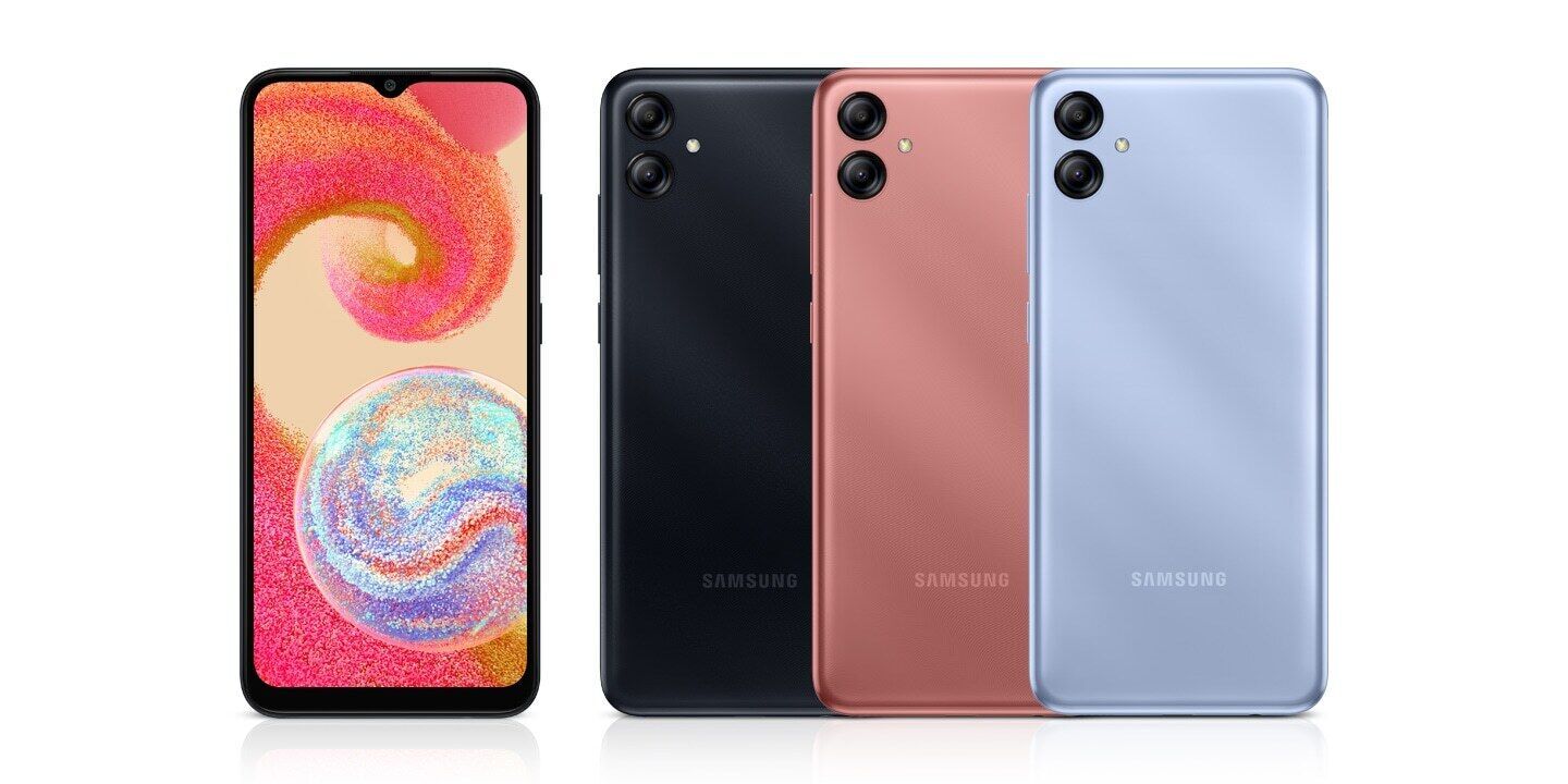 SAMSUNG GALAXY A04E A042F & A042M 32GB & 64GB BLACK/BLUE/COPPER 3GB RAM