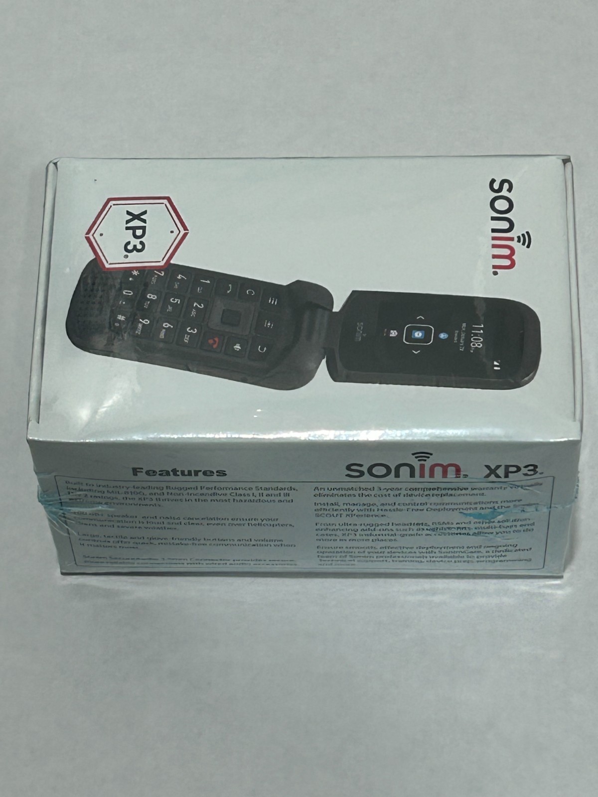 New Sonim XP3 XP3800 VERIZON Unlocked 4G LTE 8GB Rugged Camera Flip Phone in Box