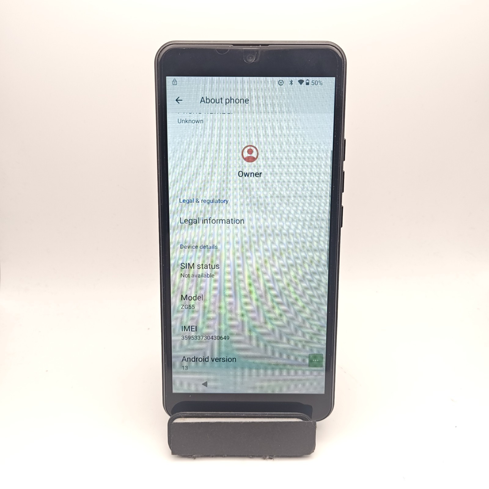 Vortex ZG55 Smartphone (Unknown carrier) – 32GB Black – *DAMAGED* #3651