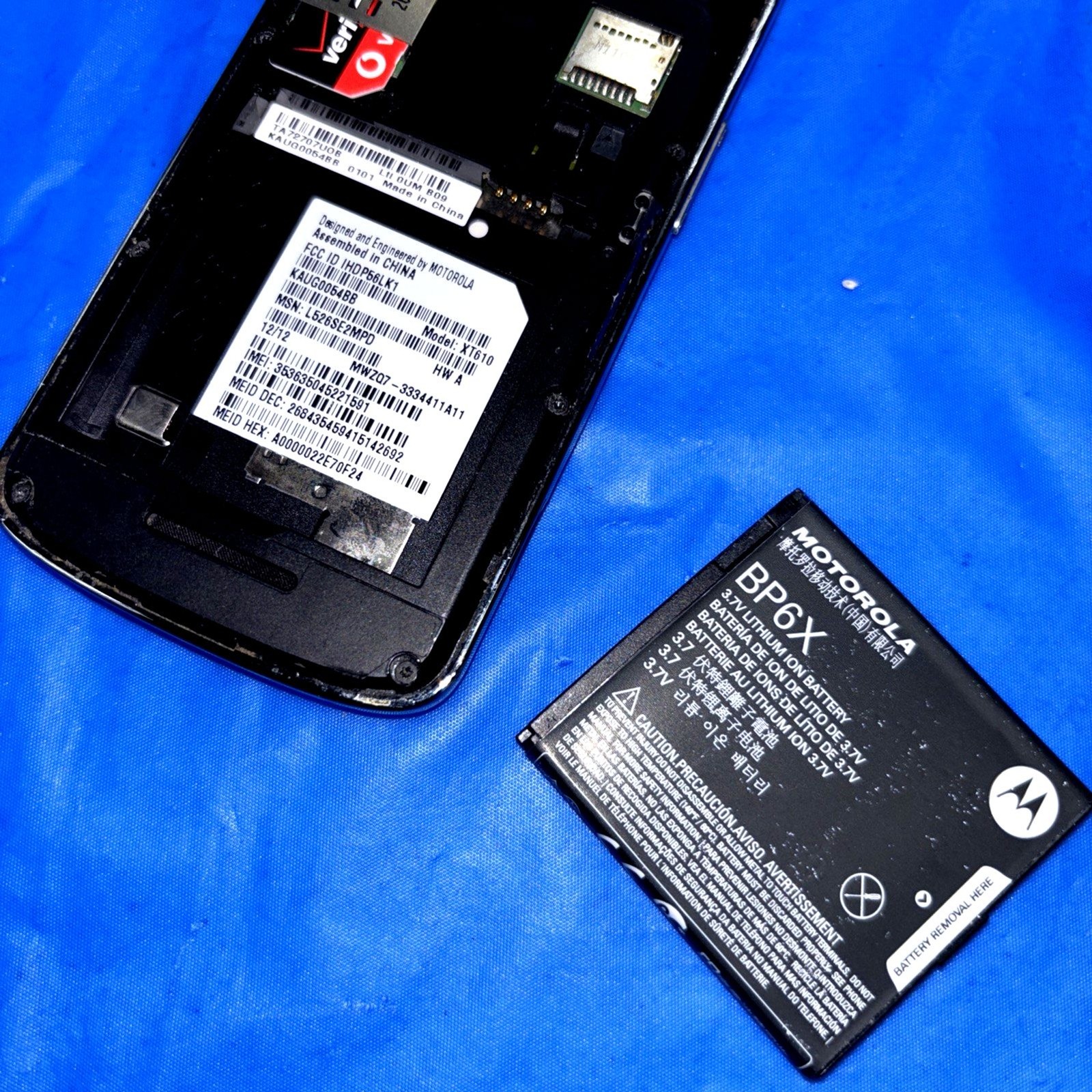 Motorola Droid Pro XT610 Smart Phone With Verizon Sim Card – READ