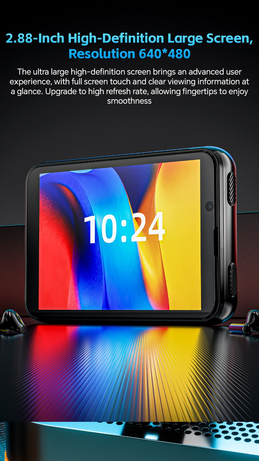 Smartwatch With Large 2.88 in Screen, 64GB Storage, Detachable Strap Smart Watch