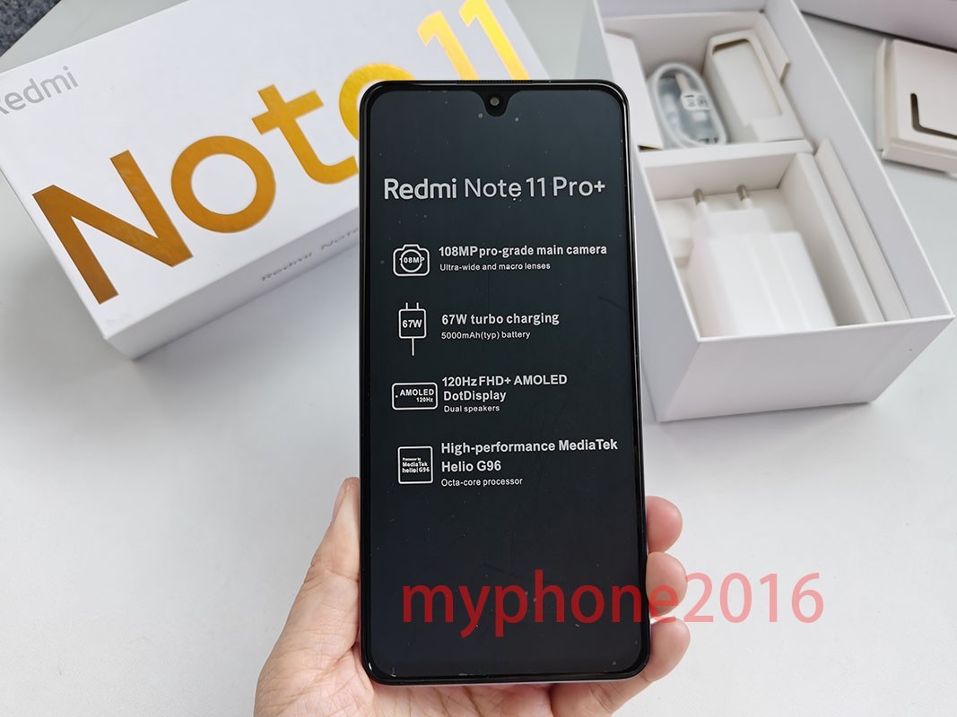 SEALED – Global Xiaomi Redmi Note 11 Pro+ 5G Unlocked 108MP 256GB Smartphone
