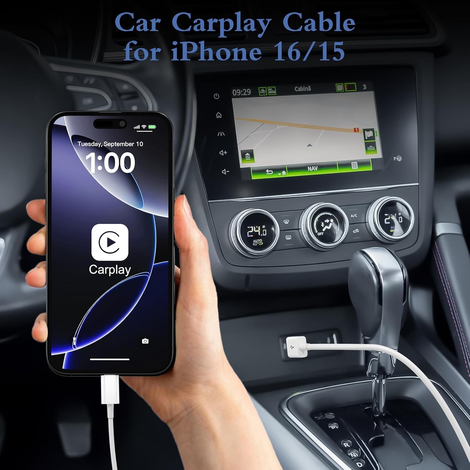 3FT USB A to USB C Fast Charging Cable for iPhone 17/16/15 Pro Max/Plus/16E