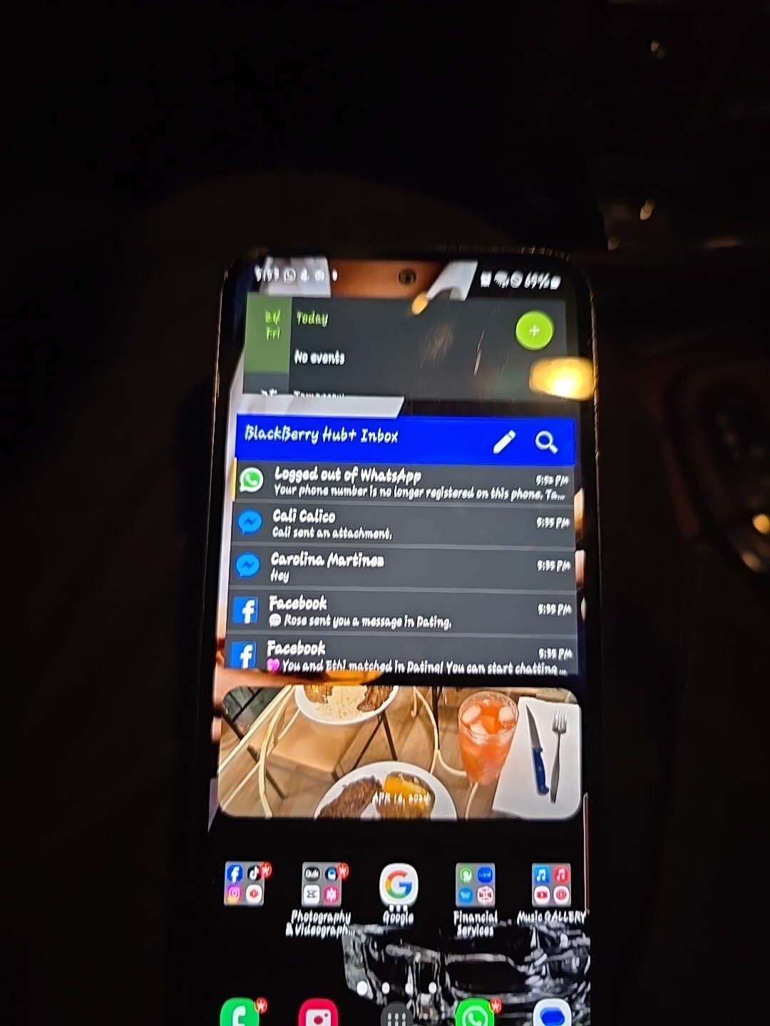 Samsung Galaxy A54 5G With TikTok And CapCut Installed SD Card Slot