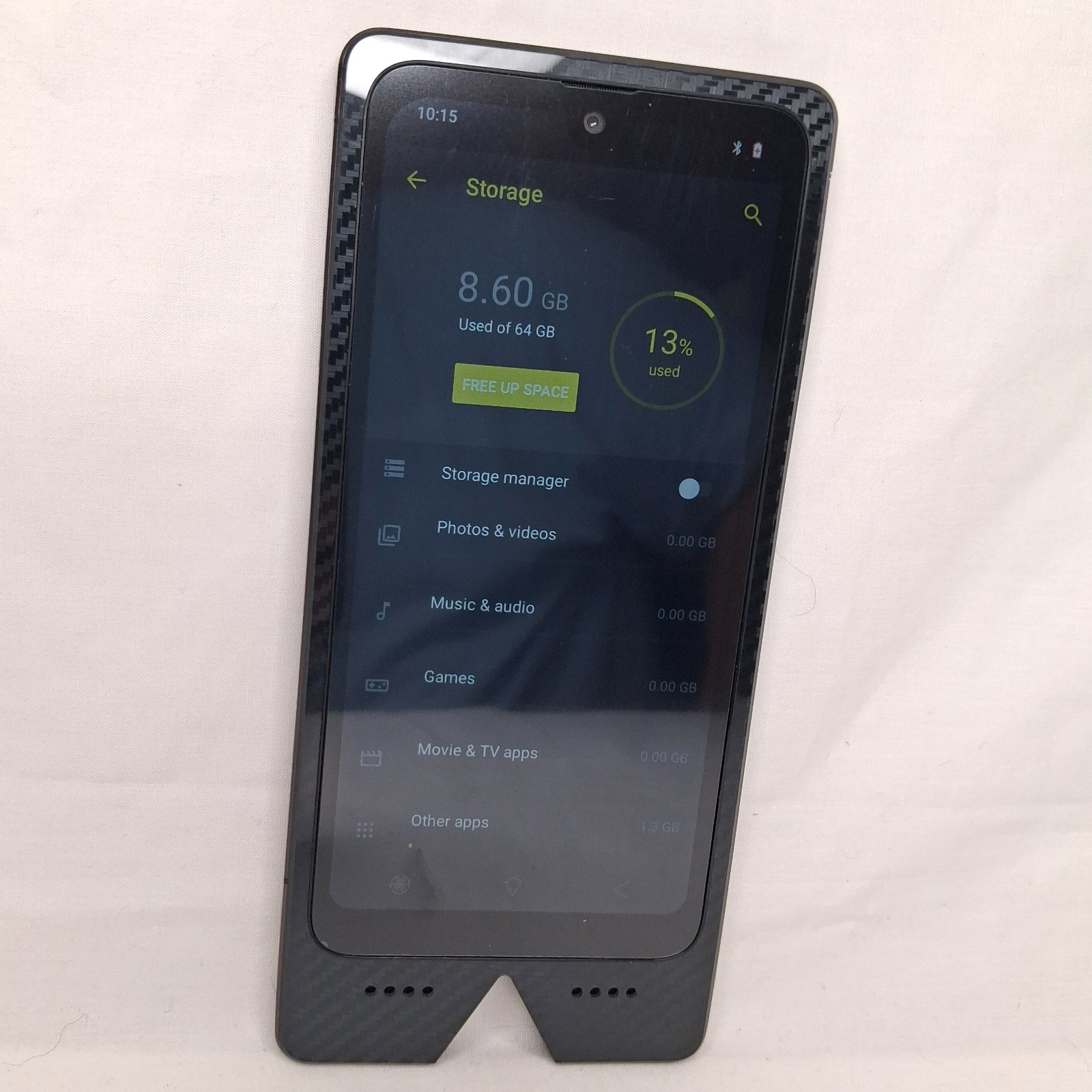 CryptoDATA IMPulse K1 Encrypted Smartphone Unlocked Army Black 64GB 32GB + 32GB
