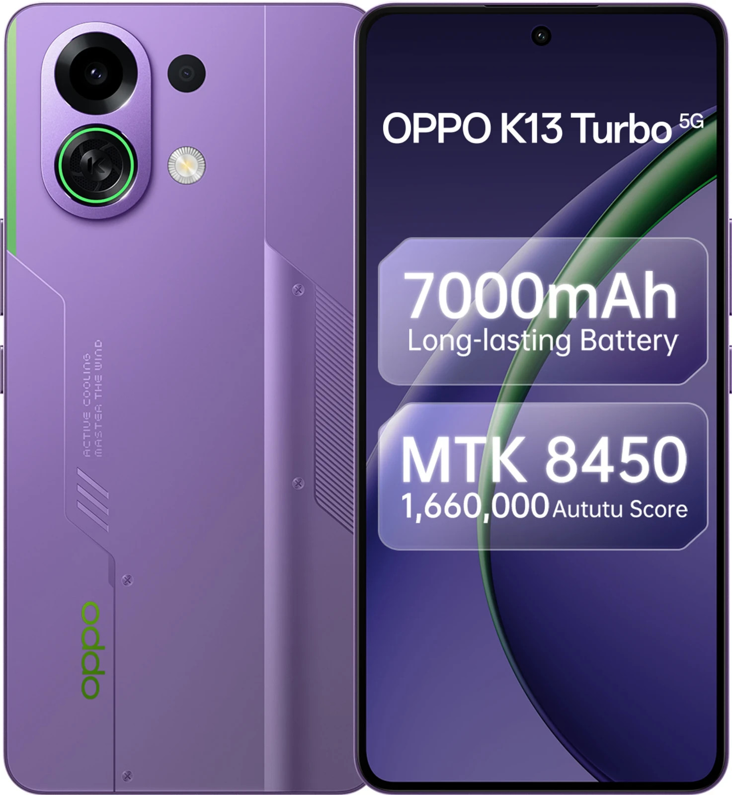OPPO K13 Turbo Pro 5G (Purple128 GB 8GB RAM) 8s Gen 4 Processor Global Versision