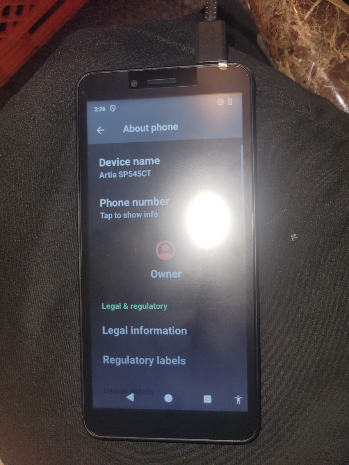 1/3 OFF NEW UNLOCKED 4G LTE SMARTPHONE & CHRGR. REG $59. ONLY $39.