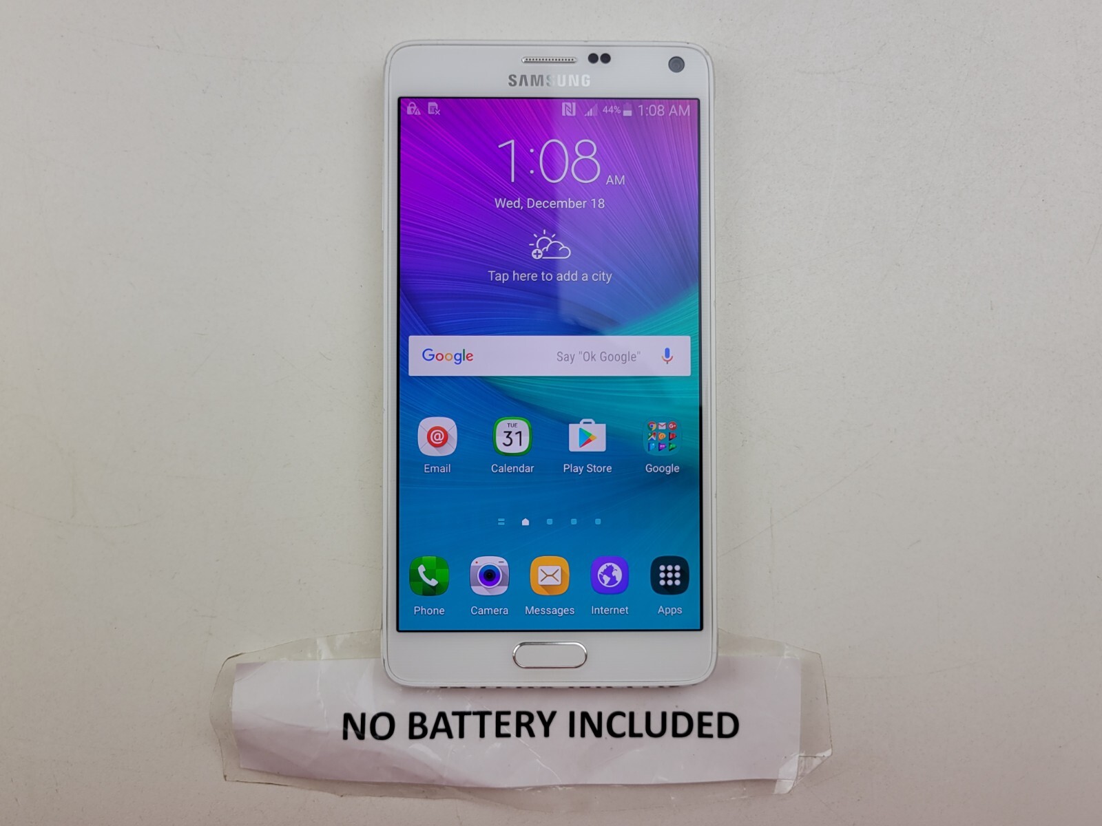 Samsung Galaxy Note 4 (SM-N910A) 32GB (AT&T) Smartphone – Clean IMEI – H0849