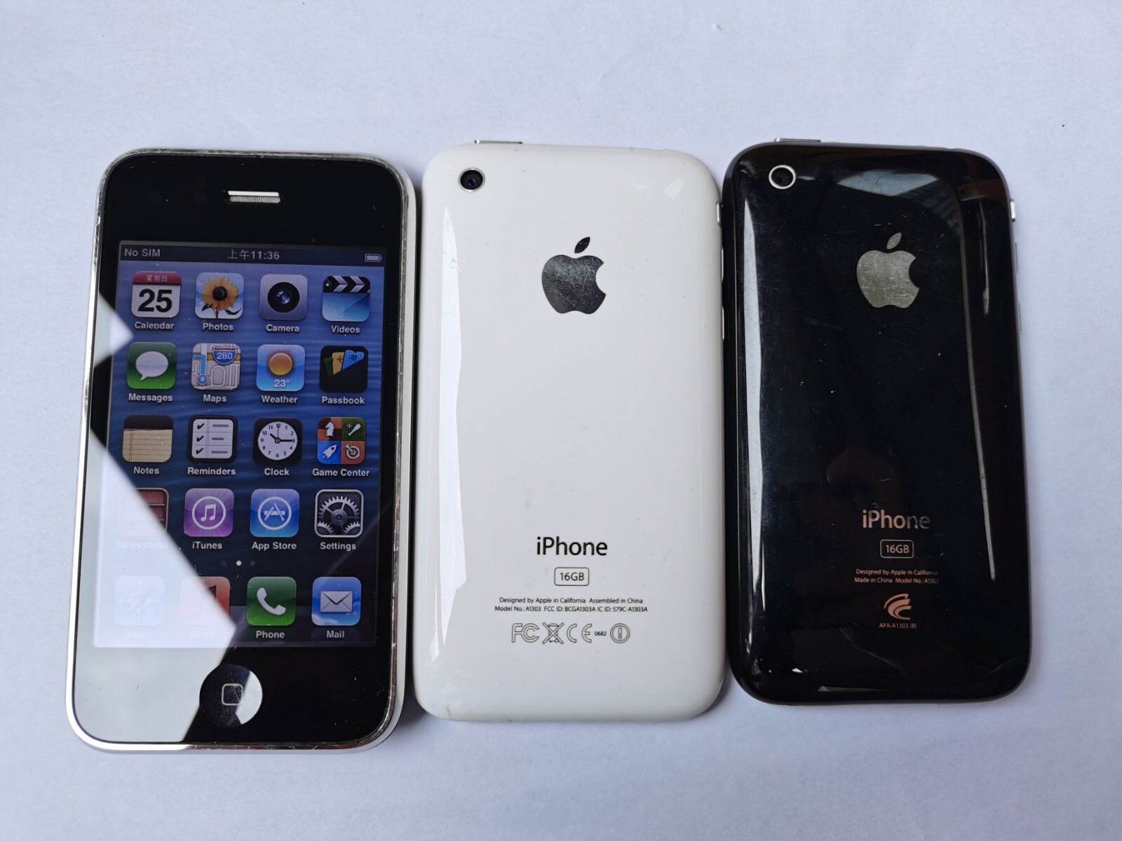 iOS 6 Apple iPhone 3GS – 8G 16G 32GB (Unlocked) A1303 (GSM) 100% Working