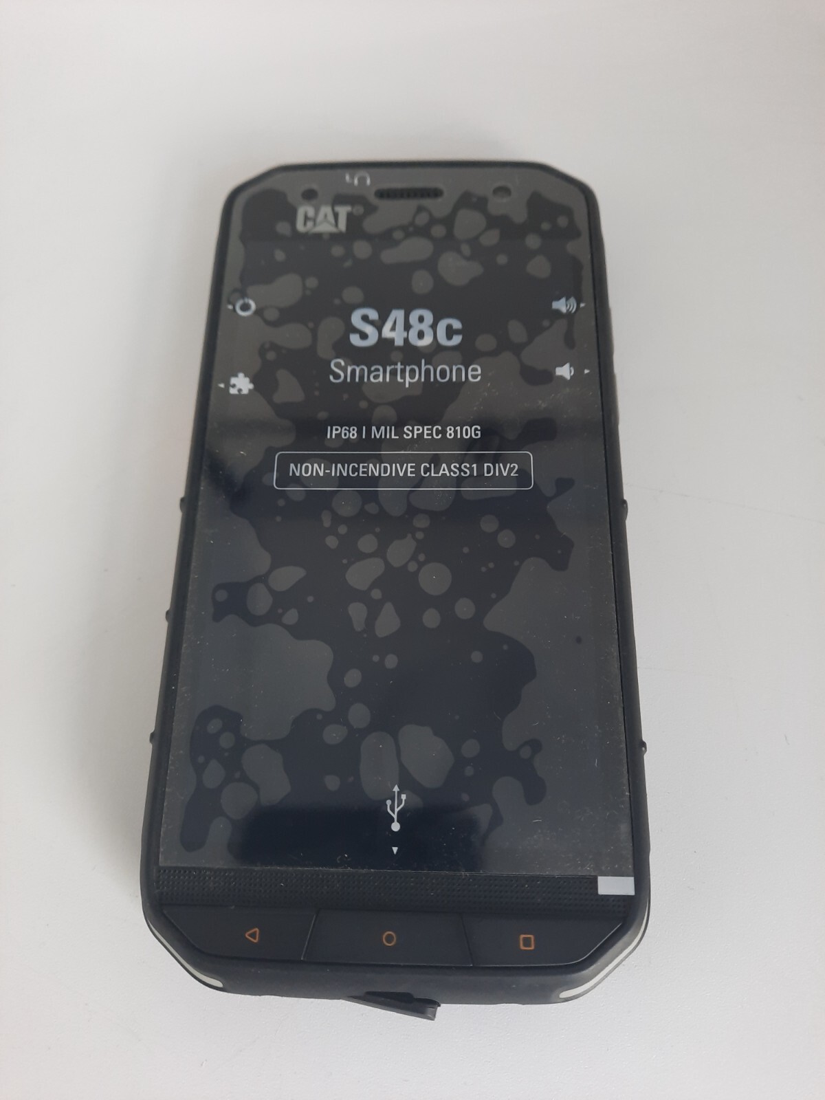 Cat S48C 32GB-Black-Locked-(Sprint)-TESTED TO POWER UP