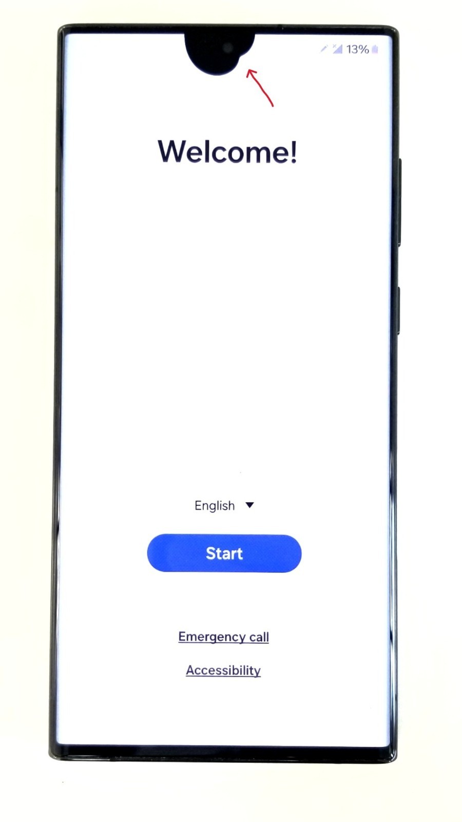Samsung Galaxy S22 Ultra S908U1 128GB Unlocked Used Phone with Black Spot