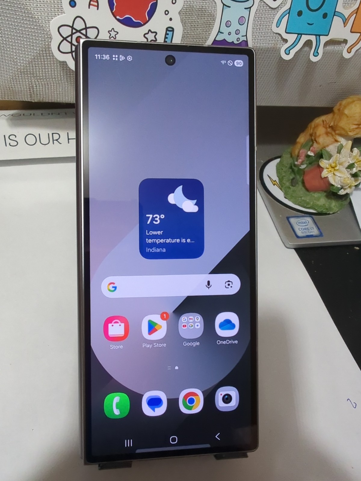 ⚠️READ⚠️ Samsung Galaxy Z Fold6 256GB silver, Factory Unlocked, SM-F956U1, #6119
