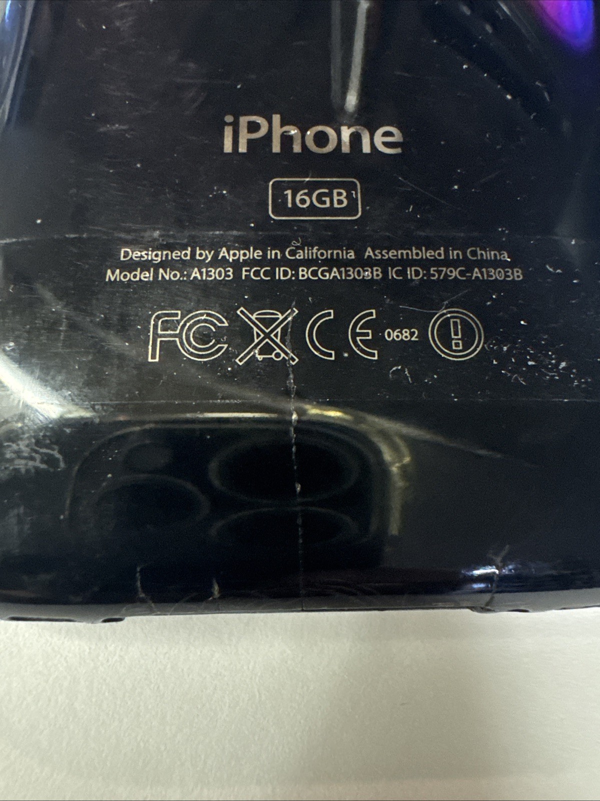 Apple iPhone 3GS 16GB A1303 – For Parts Only Not Working