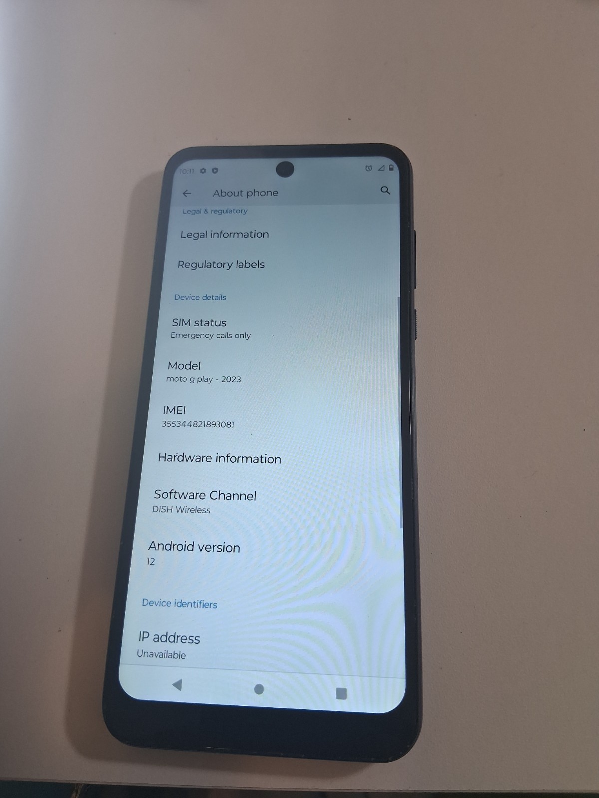 Motorola moto G Play (2023) – 32 GB – Navy Blue