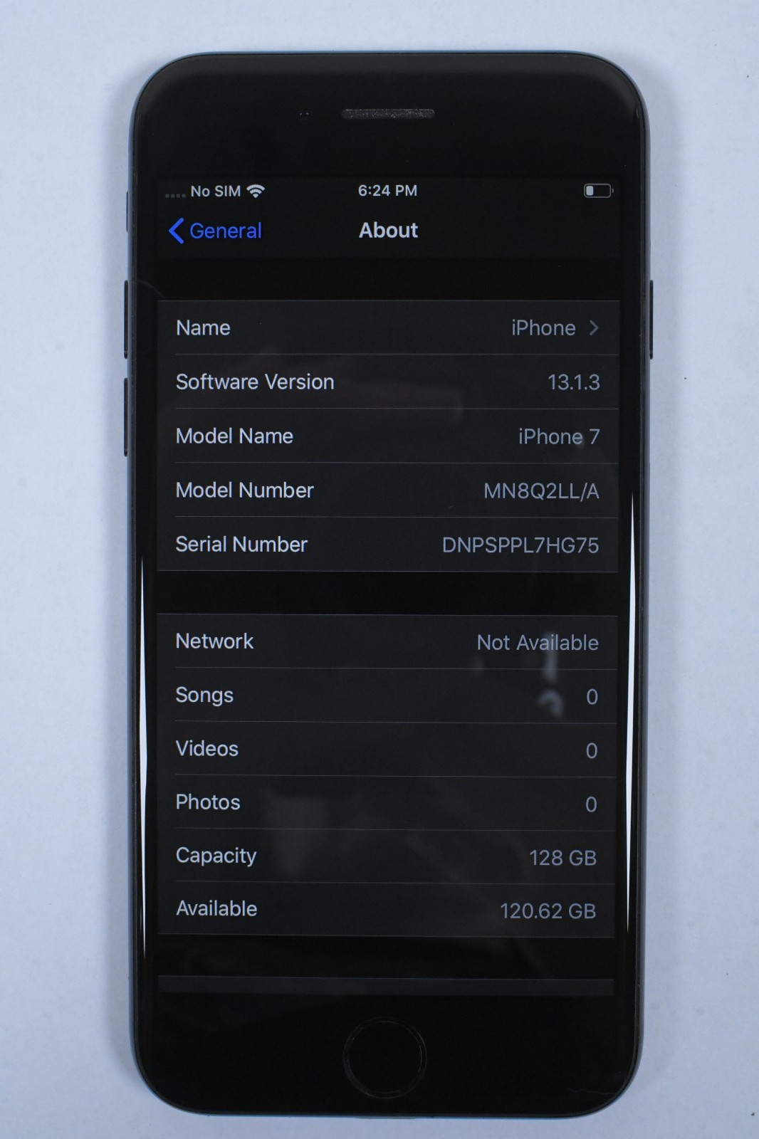 Apple iPhone 7 A1660 MN8Q2LL/A Black 128GB AT&T GSM & CDMA Works Great