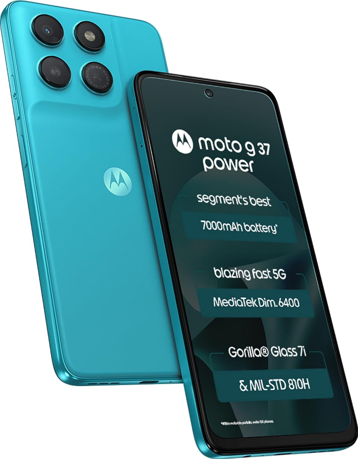 Motorola Moto g37 Power 5G (Pantone Capri 128GB Storage 4GB RAM Global Version