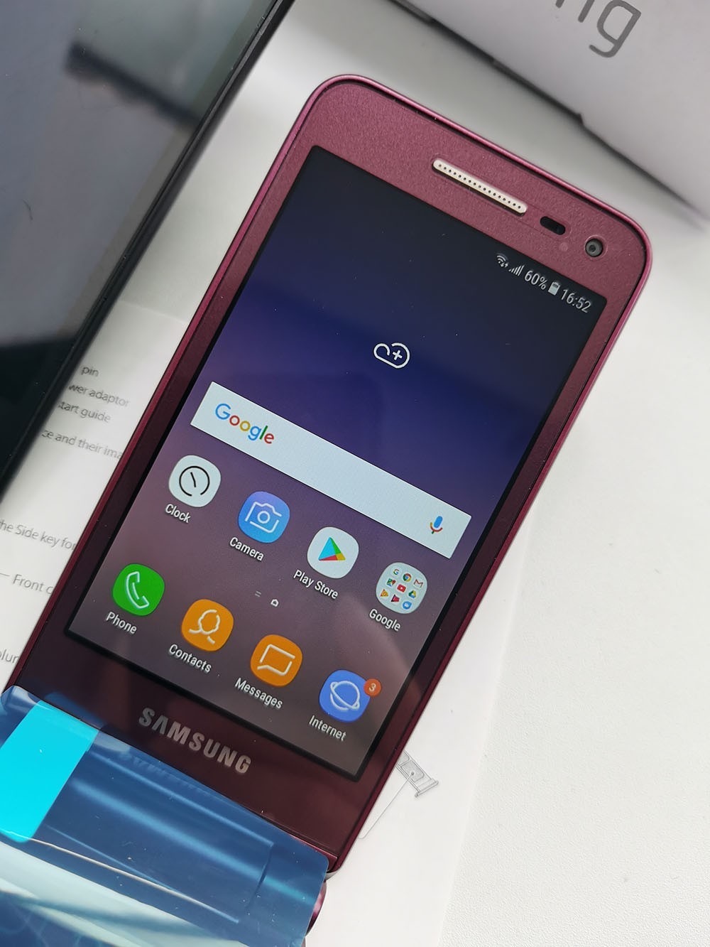 Original Samsung Galaxy Folder 2 G1650 Dual SIM Unlocked 2GB+16GB Red Phone A+