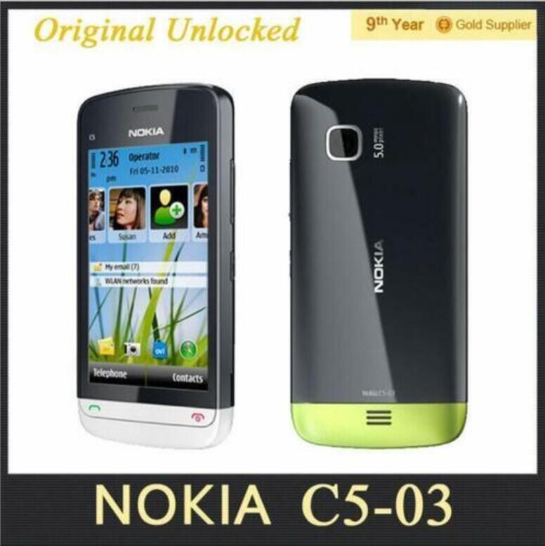 Original Nokia C5-03 3.2″ Bluetooth 5.0MP 3G HSDPA 900 / 1900 / 2100 Phone