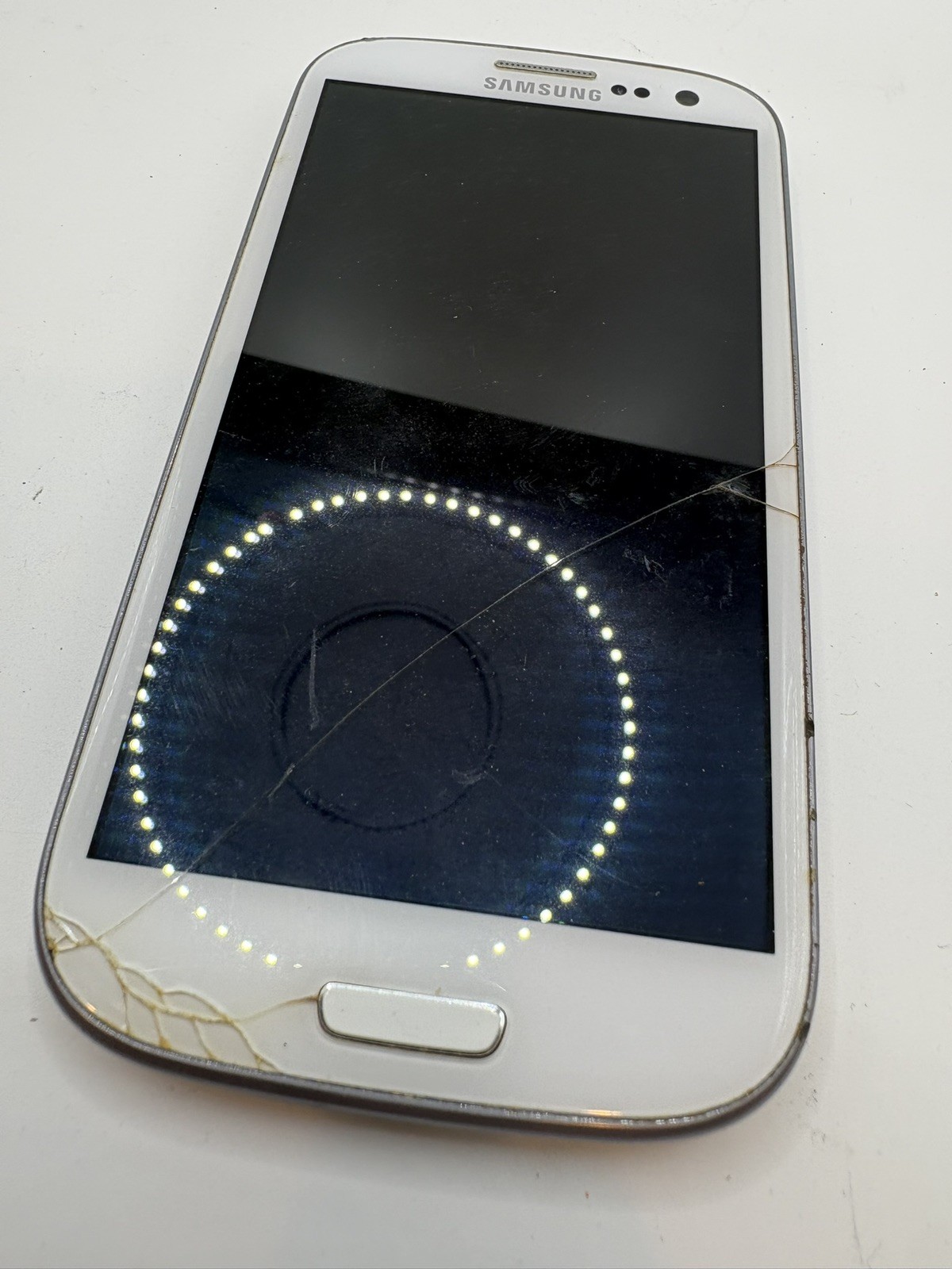 Samsung Galaxy S3 SPH-L710 Sprint White Smartphone For Parts