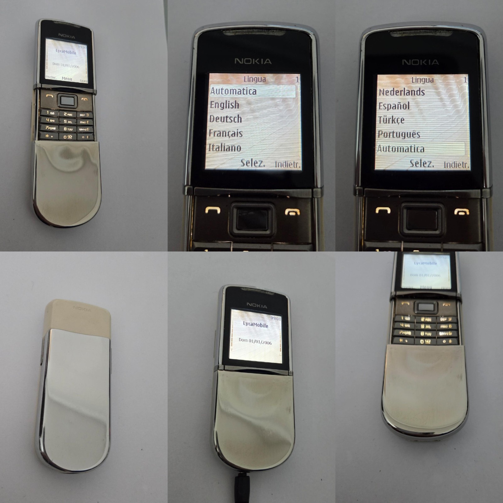 NOKIA 8800 SIROCCO RM-165 MOBILE PHONE MADE IN GERMANY UNLOCKED SIM FREE UNLOCK