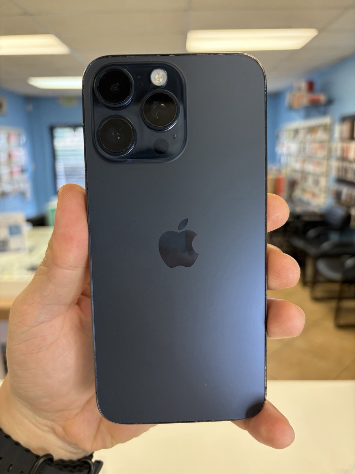iPhone 15 Pro Max 256GB Physical & E-sim Unlocked Navy Color