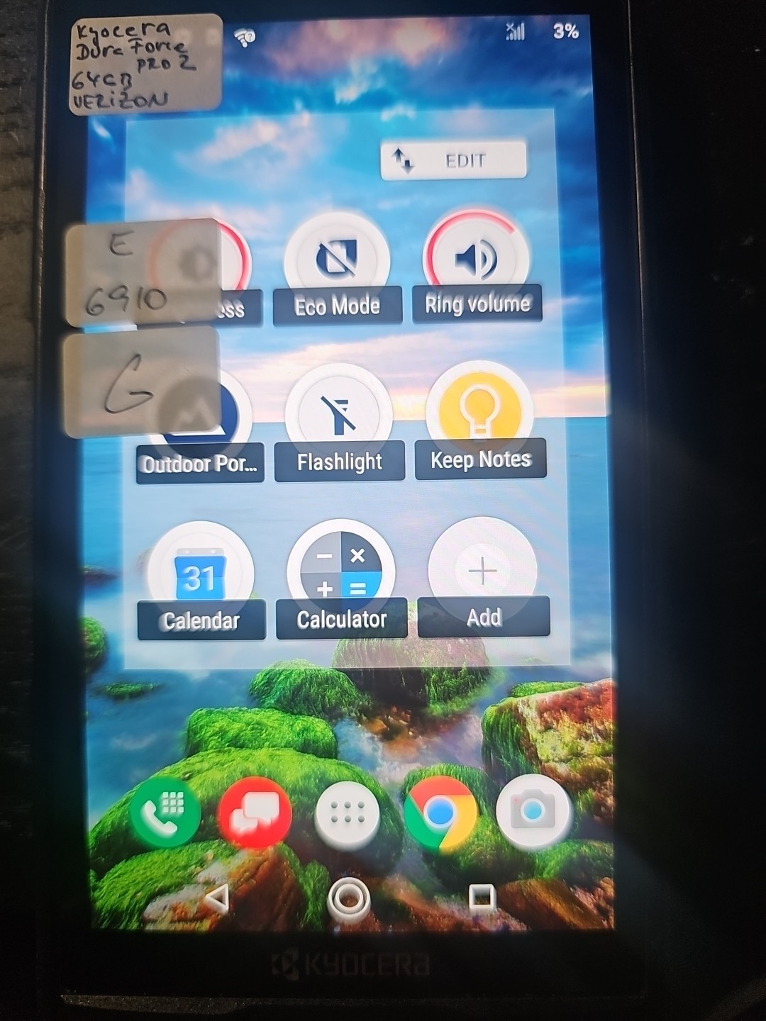 kyocera duraforce pro 2 e6910 verizon