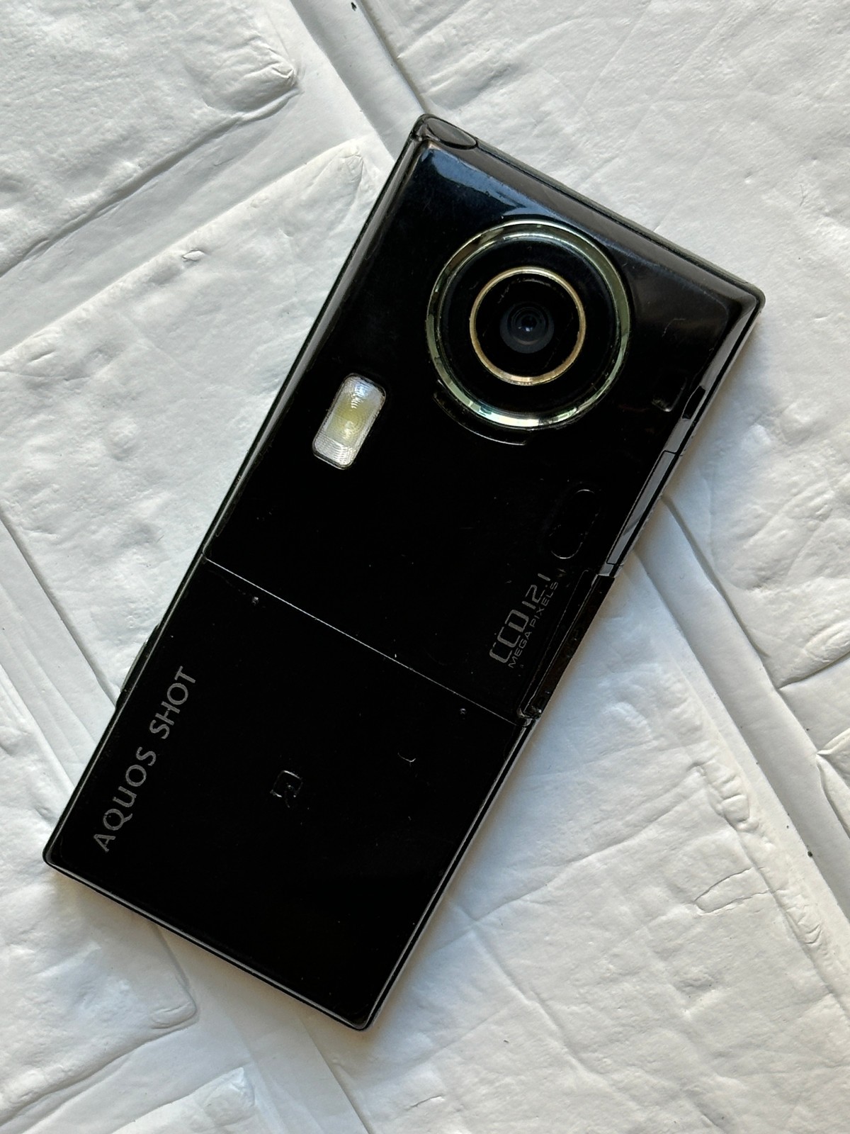 SHARP SH-01B Black Japanese Flip Phone DOCOMO FOMA Keitai Garakei Retro