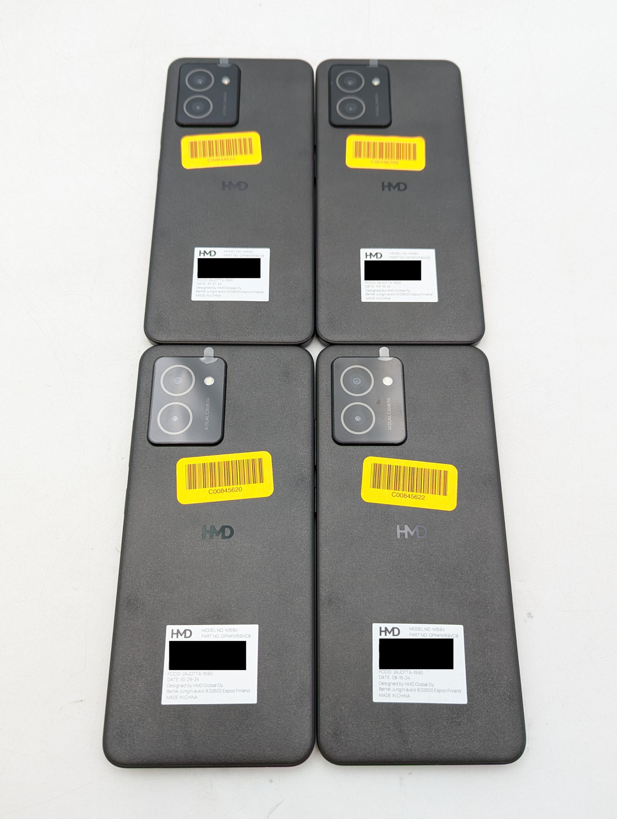 HMD Vibe N159V 64GB Great Condition | Black | TRACFONE ONLY | Lot of 4