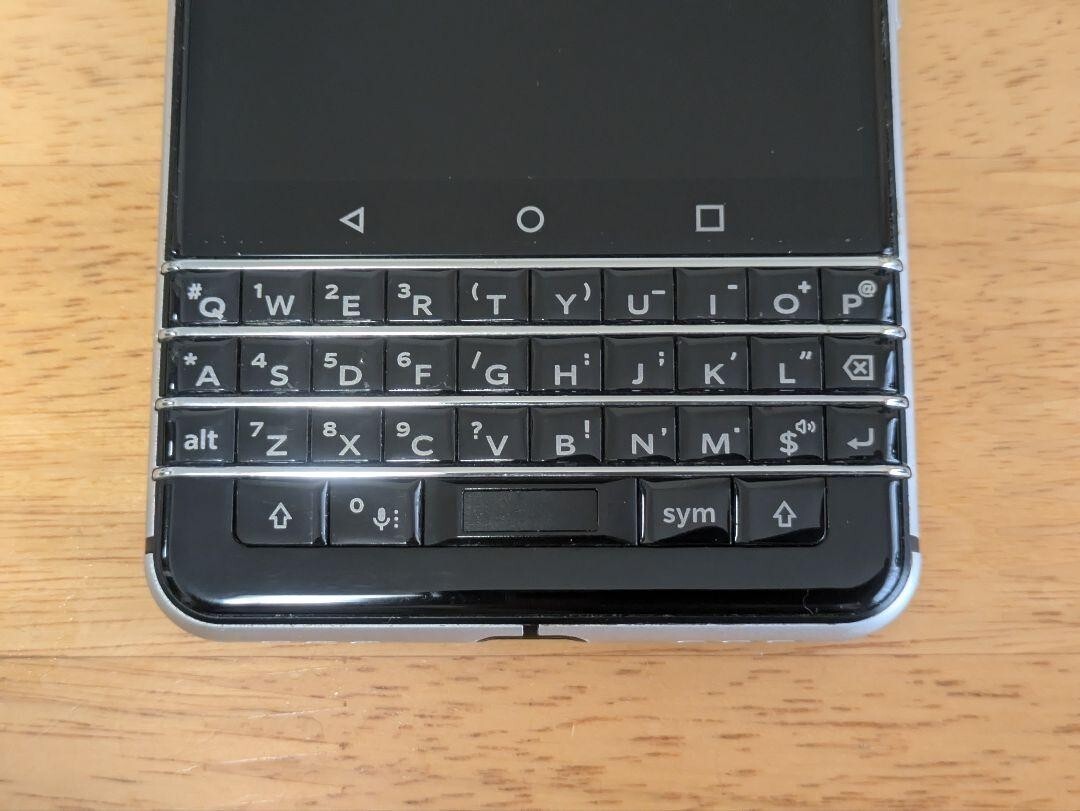 BlackBerry Keyone 32GB silver SmartPhone SIM standard: nanoSIM (SIM-free/LTE)