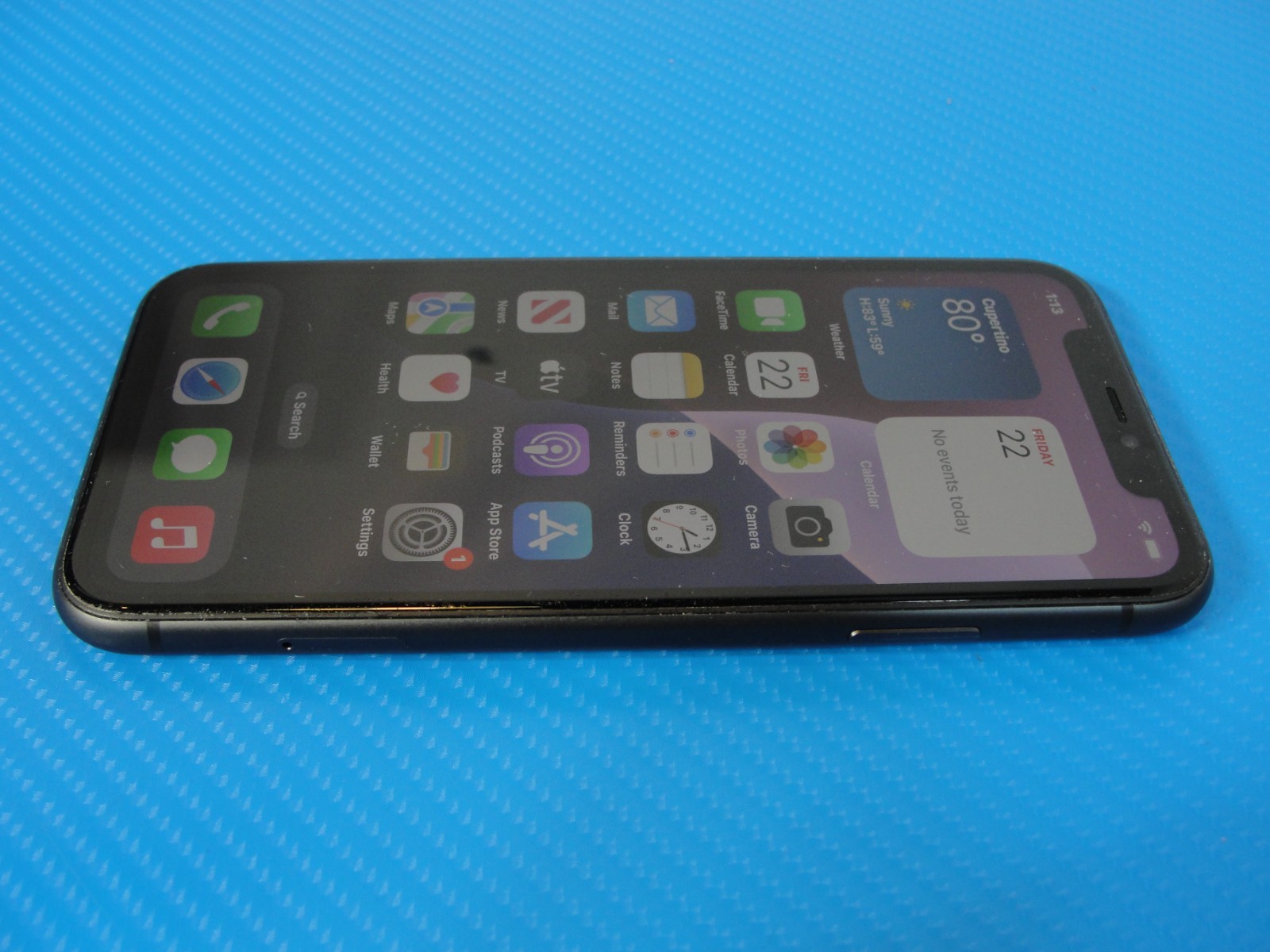 Apple iPhone 11 A2111 Spectrum 64GB Black /Dual SIM -eSIM /Good/Good Battery