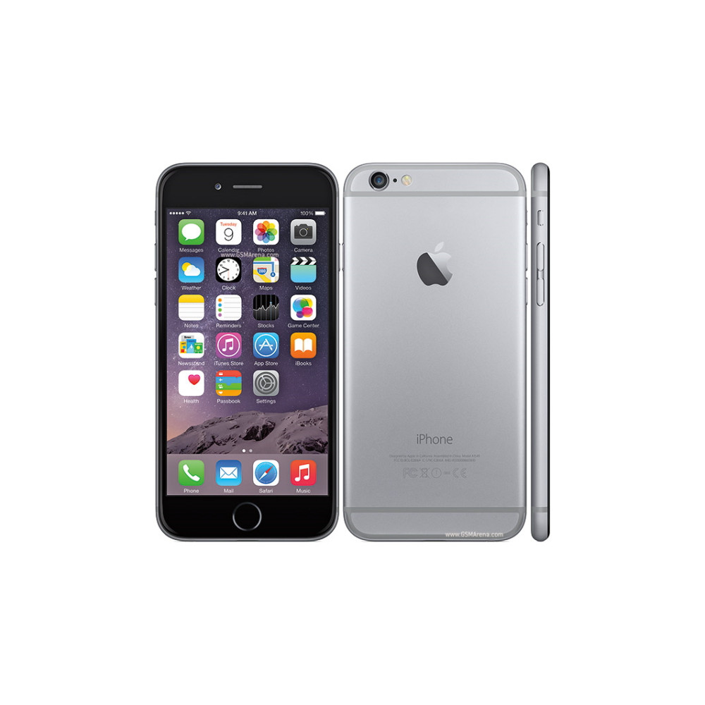 Apple iPhone 6 16 GB Space Gray/Silver Verizon A1549 EUC Black Tested Working
