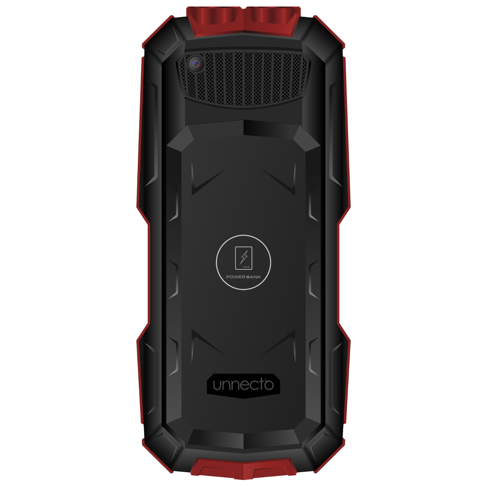 Unnecto Bolt F1R | 4G/LTE | Unlocked | Bluetooth | Power Bank | Red