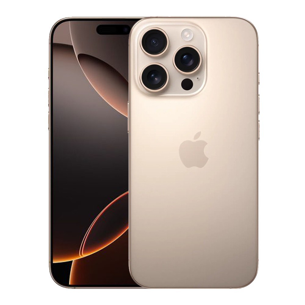 Apple iPhone 16 Pro – 128GB – Desert Titanium -Unlocked – 90%+ Battery Excellent