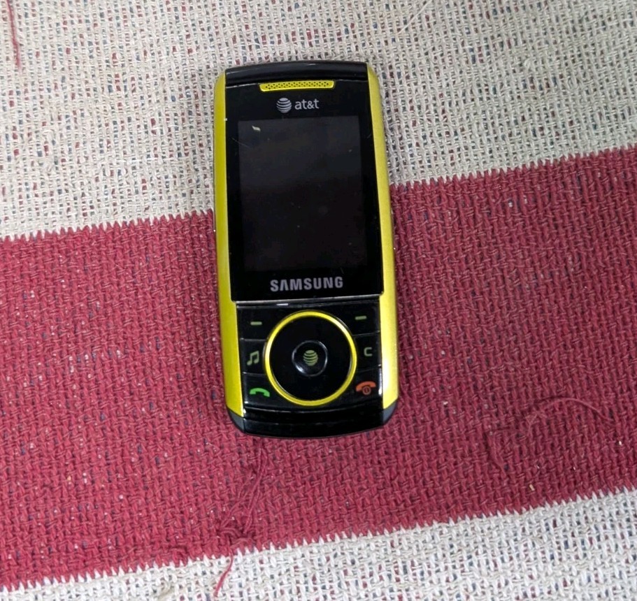 Samsung SGH-A737 Black Bluetooth 1.3MP Color Screen AT&T Slider Cellular Phone