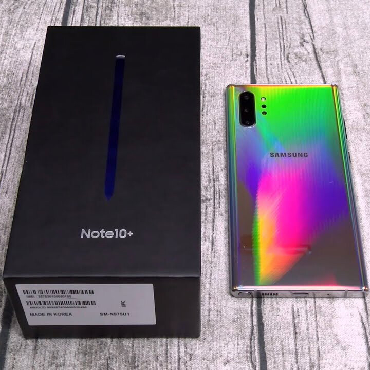 NEW Sealed Samsung Galaxy Note10+ Plus SM-N975U Unlocked Smartphone 12GB+256GB