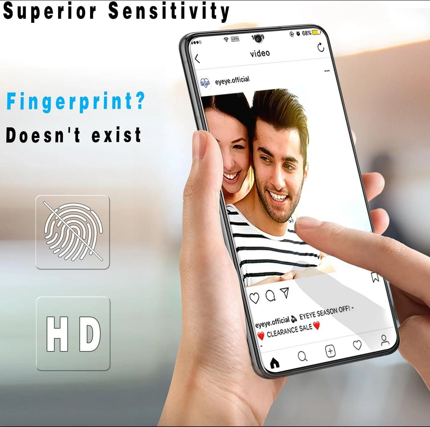 Samsung Galaxy S22 Plus Screen Protector Tempered Glass Bubble Free 3Pack