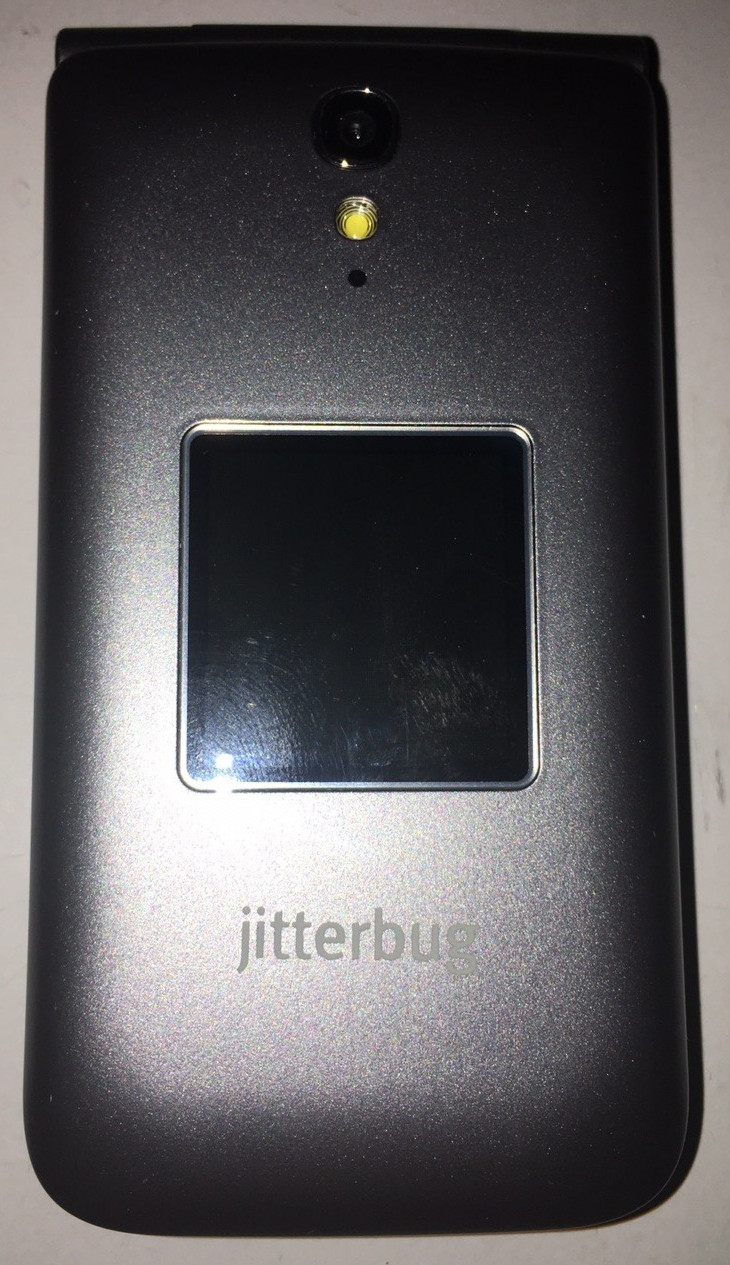 GreatCall Jitterbug Alcatel OneTouch Easy-to-Use Cell Phone Silver EXCELLENT