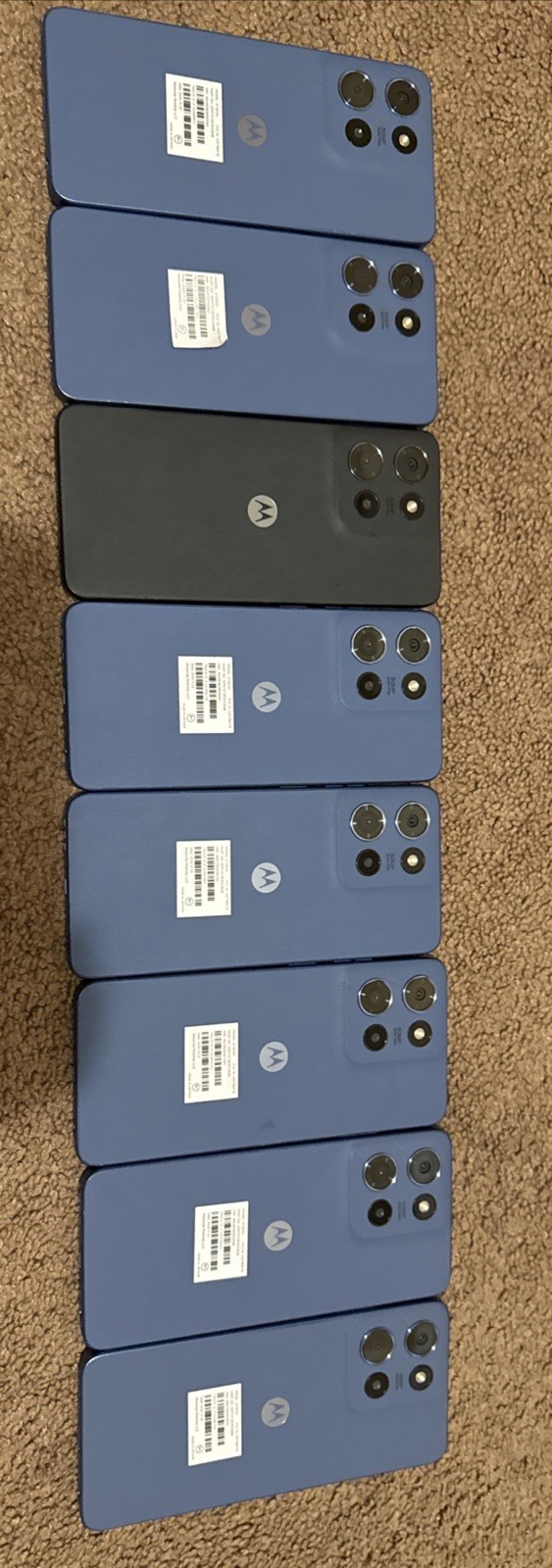 Lot of 8 Motorola Moto G 2025 (For Parts Only)