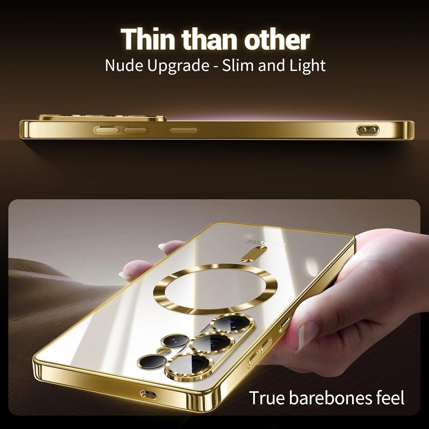 Compatible with Samsung Galaxy S25 Ultra Case（Only）.Magnetic Cover for S25 Ultra