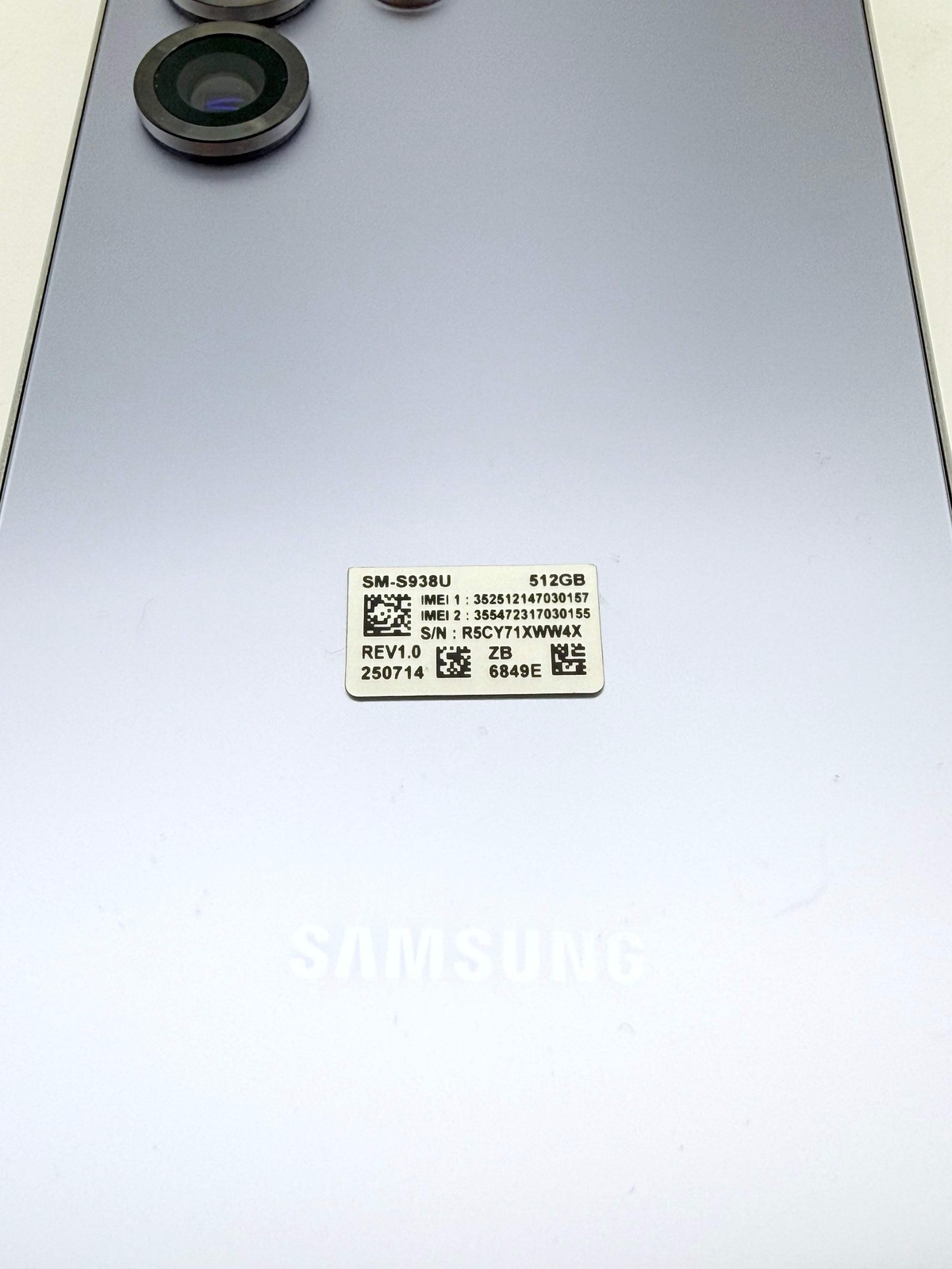 AT&T Samsung Galaxy S25 Ultra 512GB Titanium Silverblue