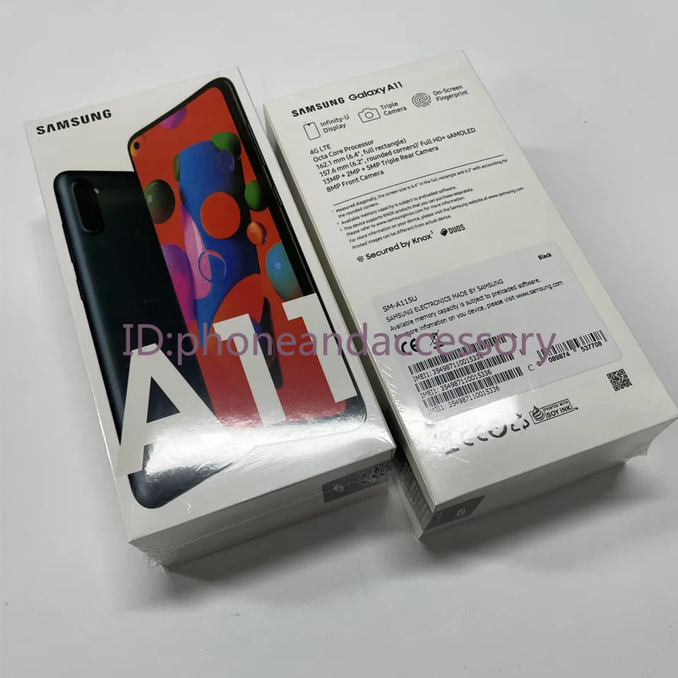 New Sealed Unlocked Original Samsung Galaxy A11 SM-A115U 32GB+2GB Smartphone