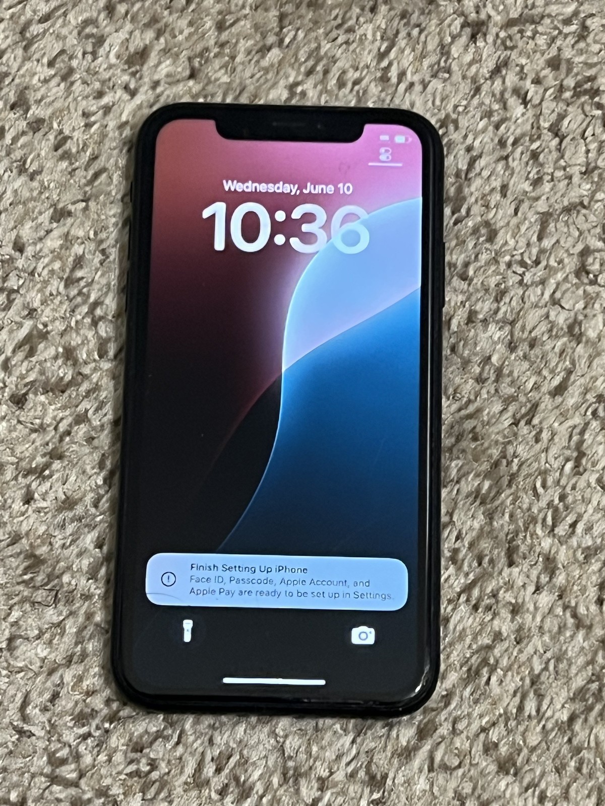 Apple iPhone XR – 64 GB – Black (Cricket Wireless) Smartphone – MH6F3LL/A – READ