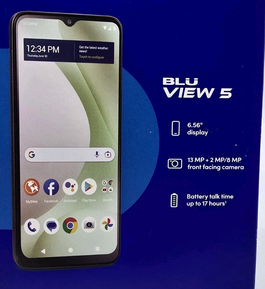 Tracfone BLU VIEW 5 (Verizon) No Contract Smartphone Brand New Sealed in Box NIB