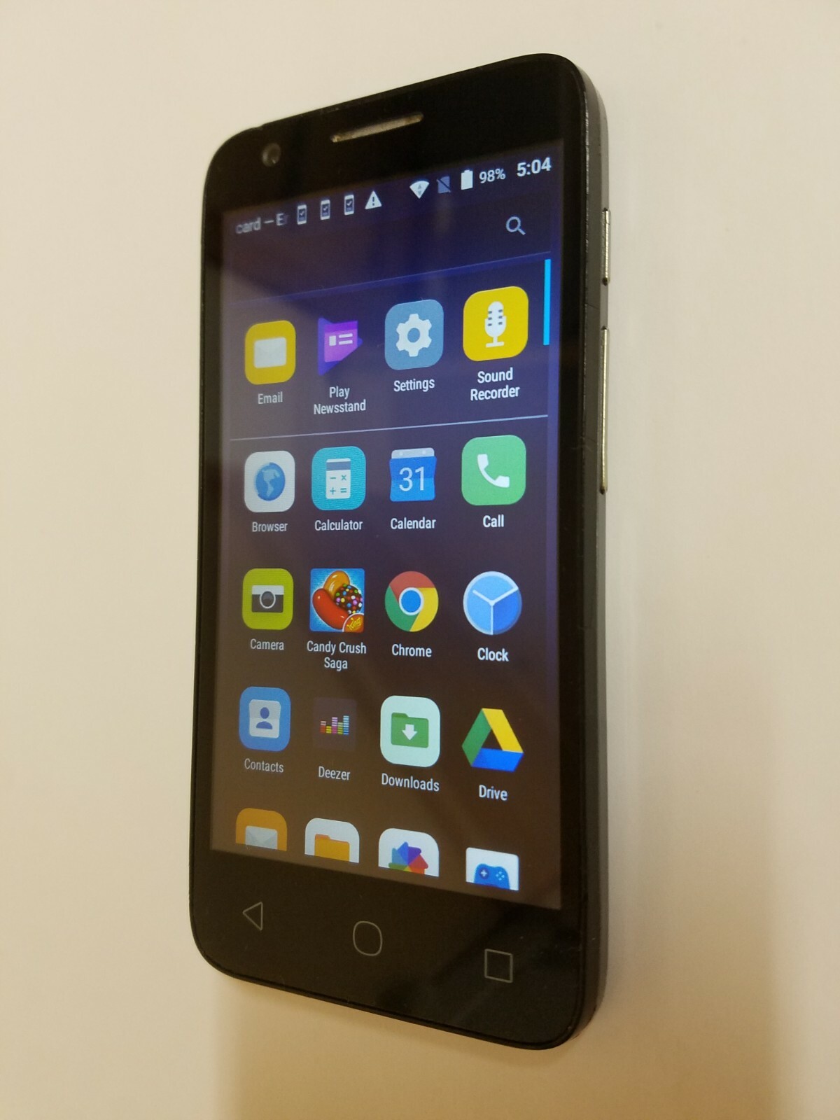 Cricket Wireless GSM Alcatel Streak One Touch 4060o Small Android Cell Phone