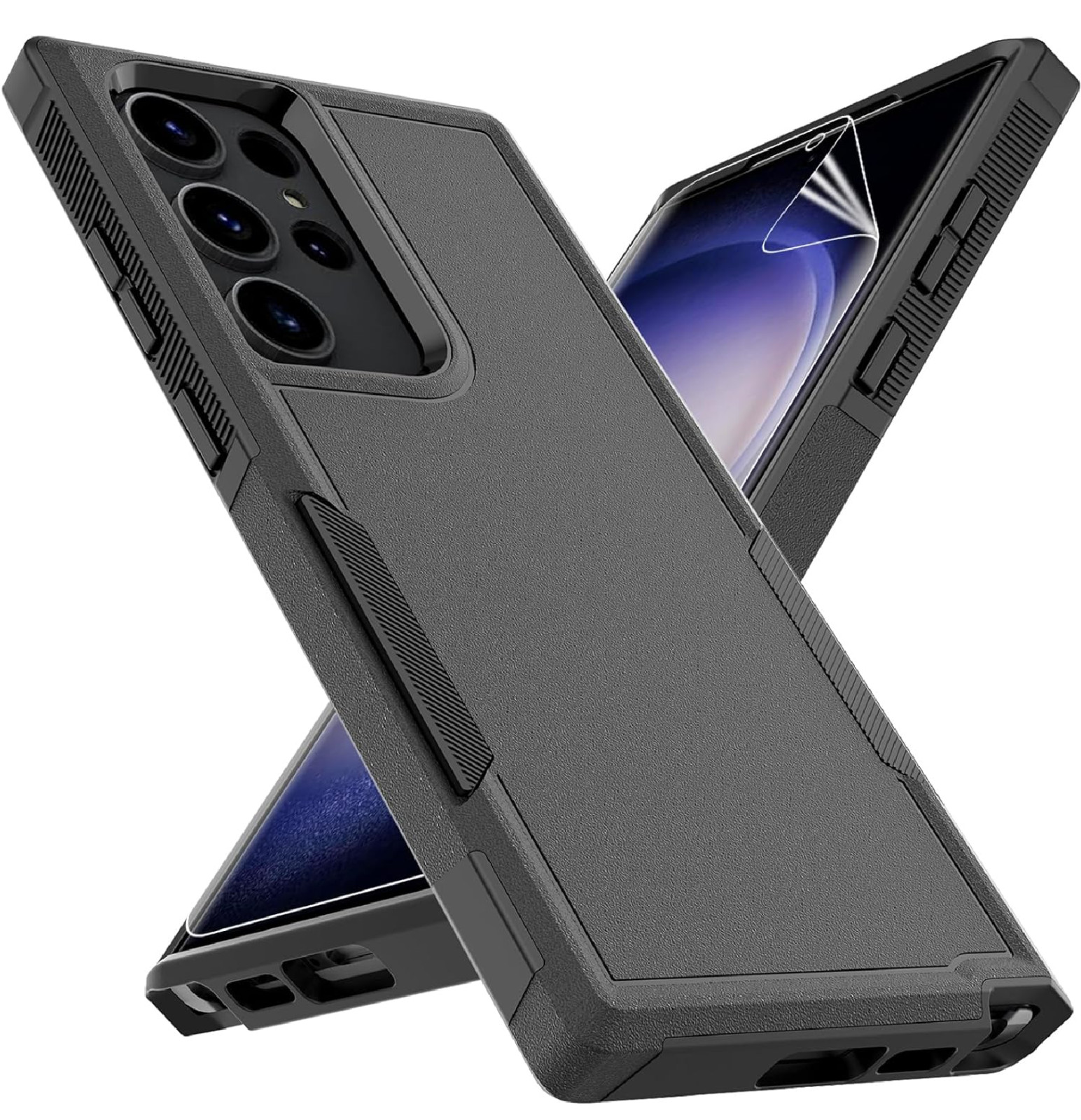 for Samsung Galaxy S23 Ultra Case: Dual Layer Protective Heavy Duty Cell Phone C