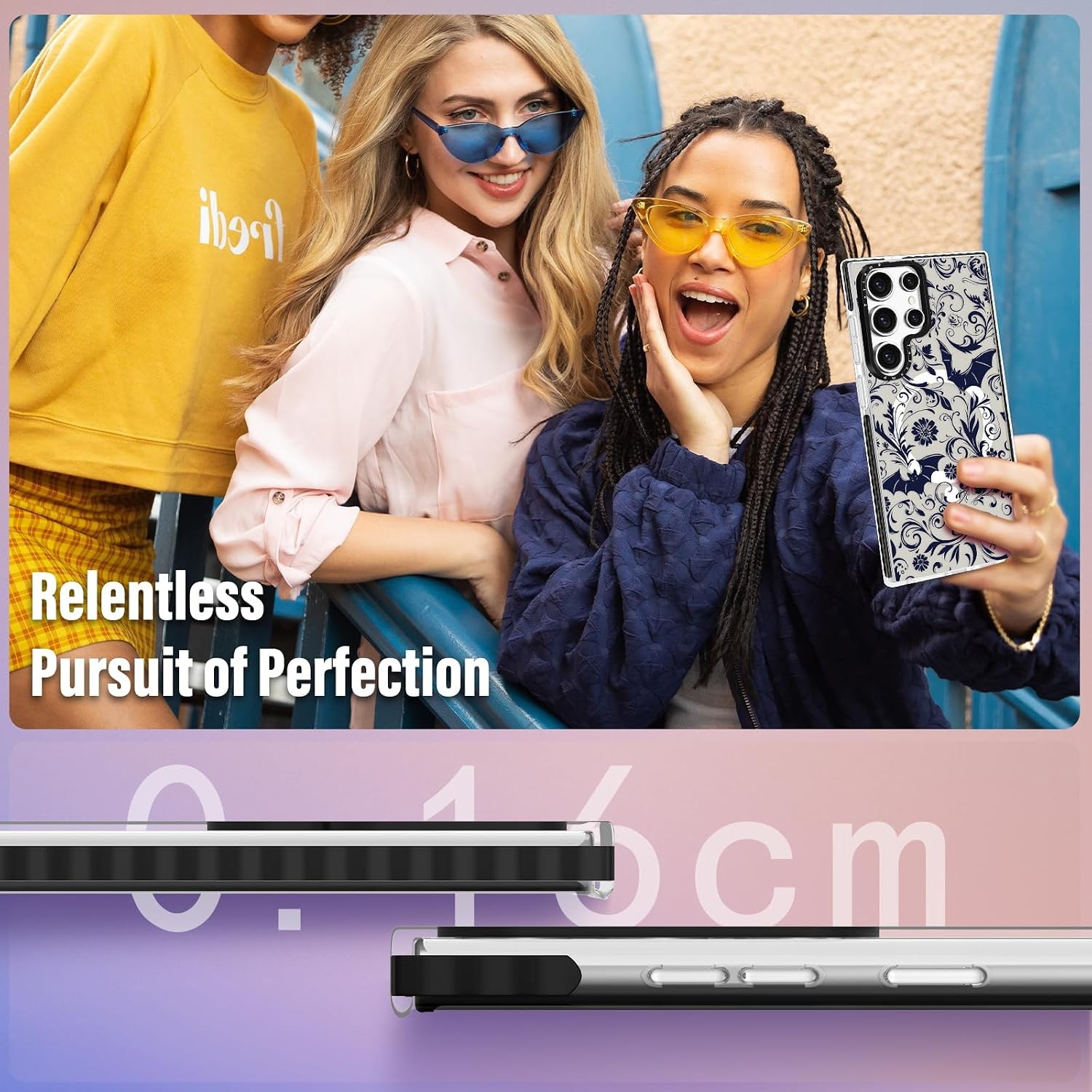 Cute Magnetic Shockproof Case & Cover for Samsung Galaxy S24 Ultra 78 Characters