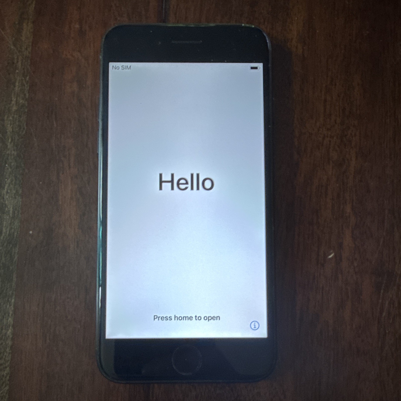 Apple iPhone 7 128GB Black iOS 12MP Camera A1660 Smartphone No SIM