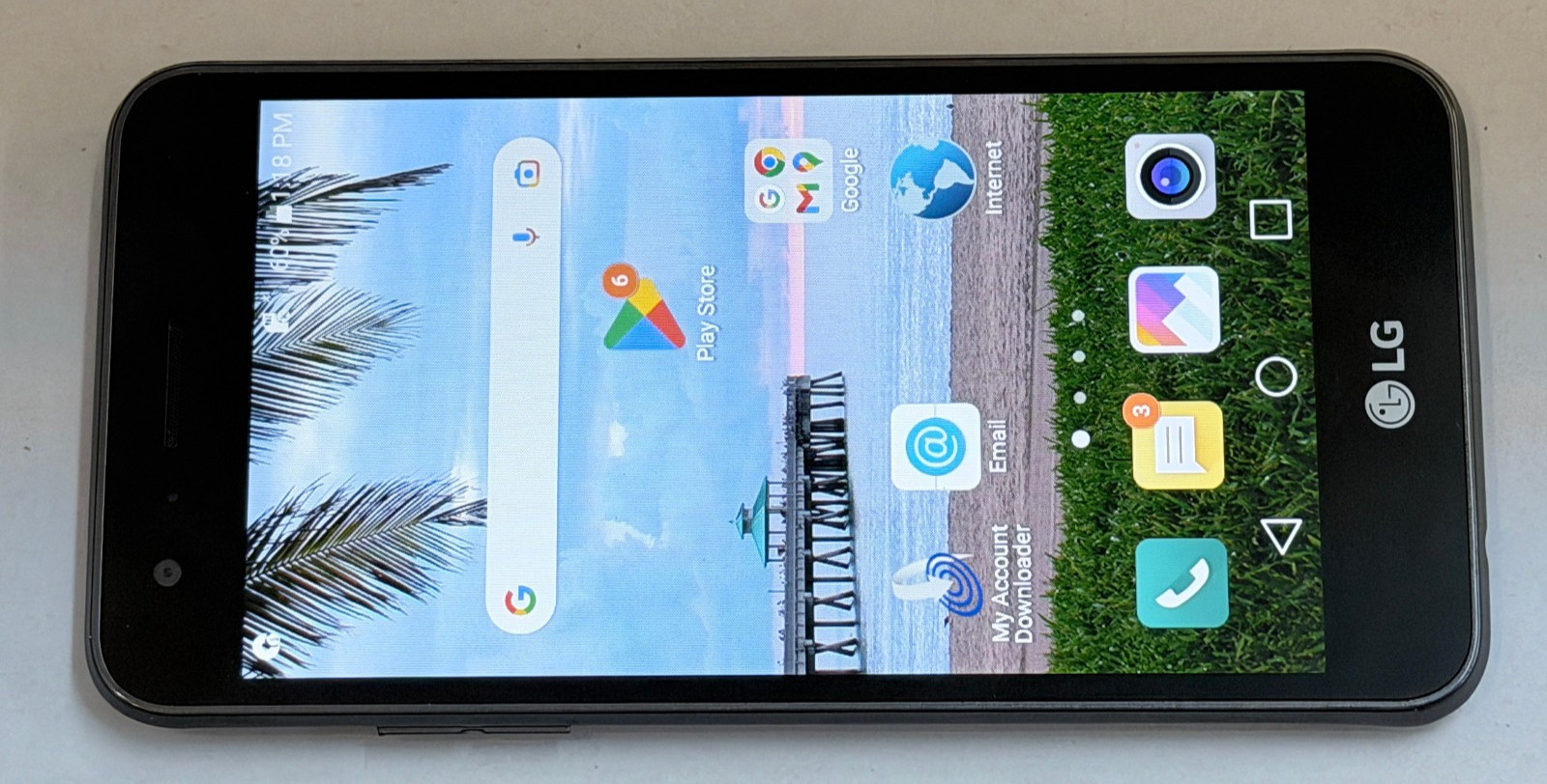 TRACFONE LG TRACFONE REBEL 2 L58VL 4G LTE Android 16GB Smart Phone