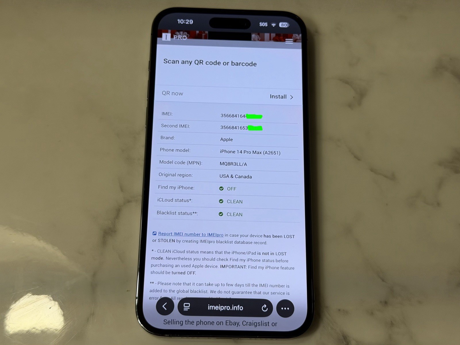 iPhone 14 Pro Max 128GB Purple ☂️ Fully Unlocked Used Conditions 🔥 🤩
